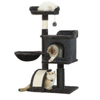 arbre a chat avec plateformes et niche pour chat