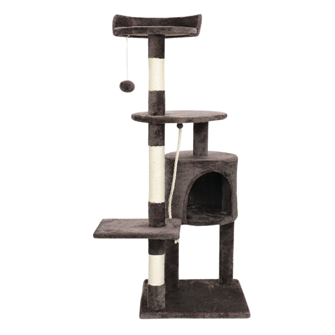 arbre a chat 112 cm avec niche