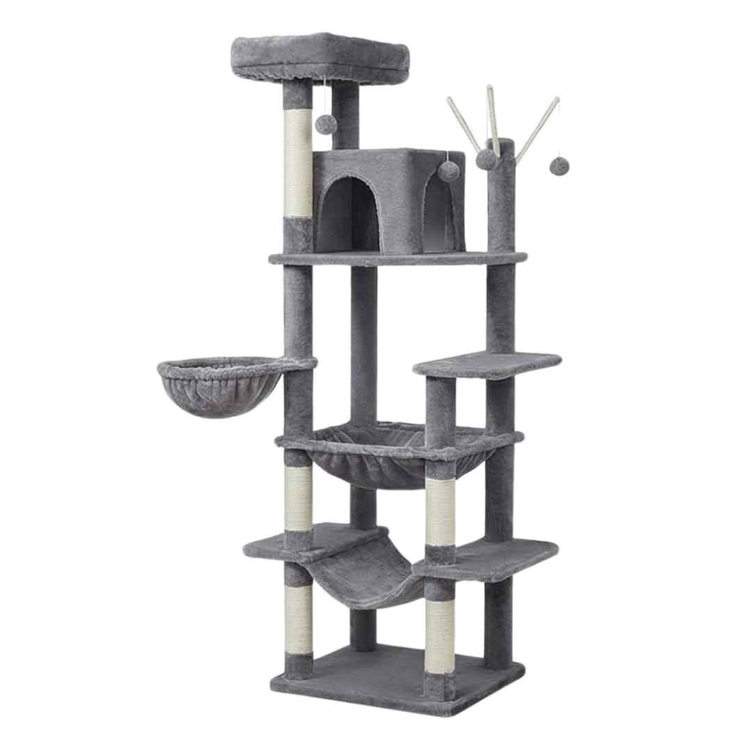 arbre a chat 175 cm multi niveaux