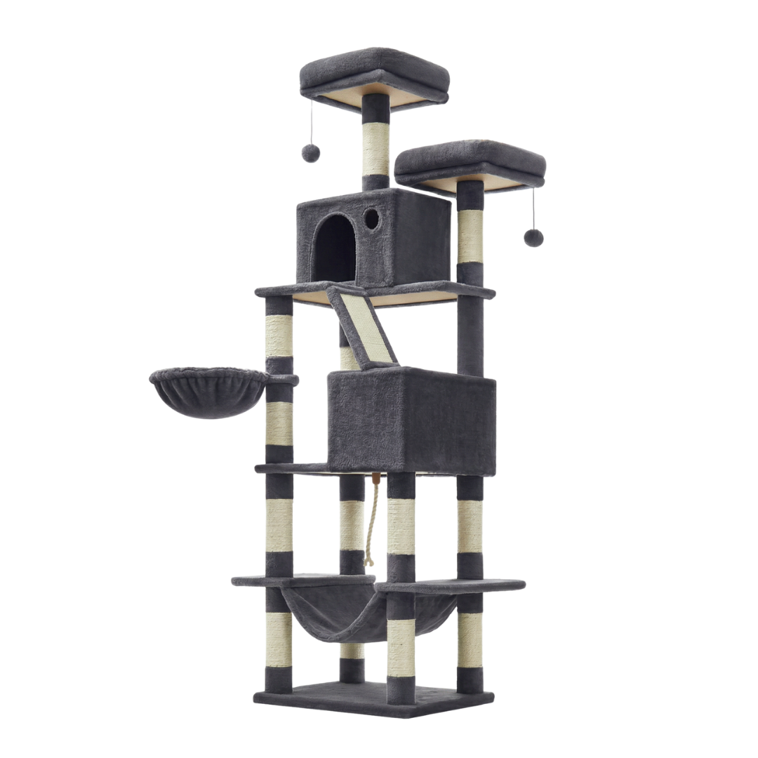 arbre a chat 206 cm multi niveaux