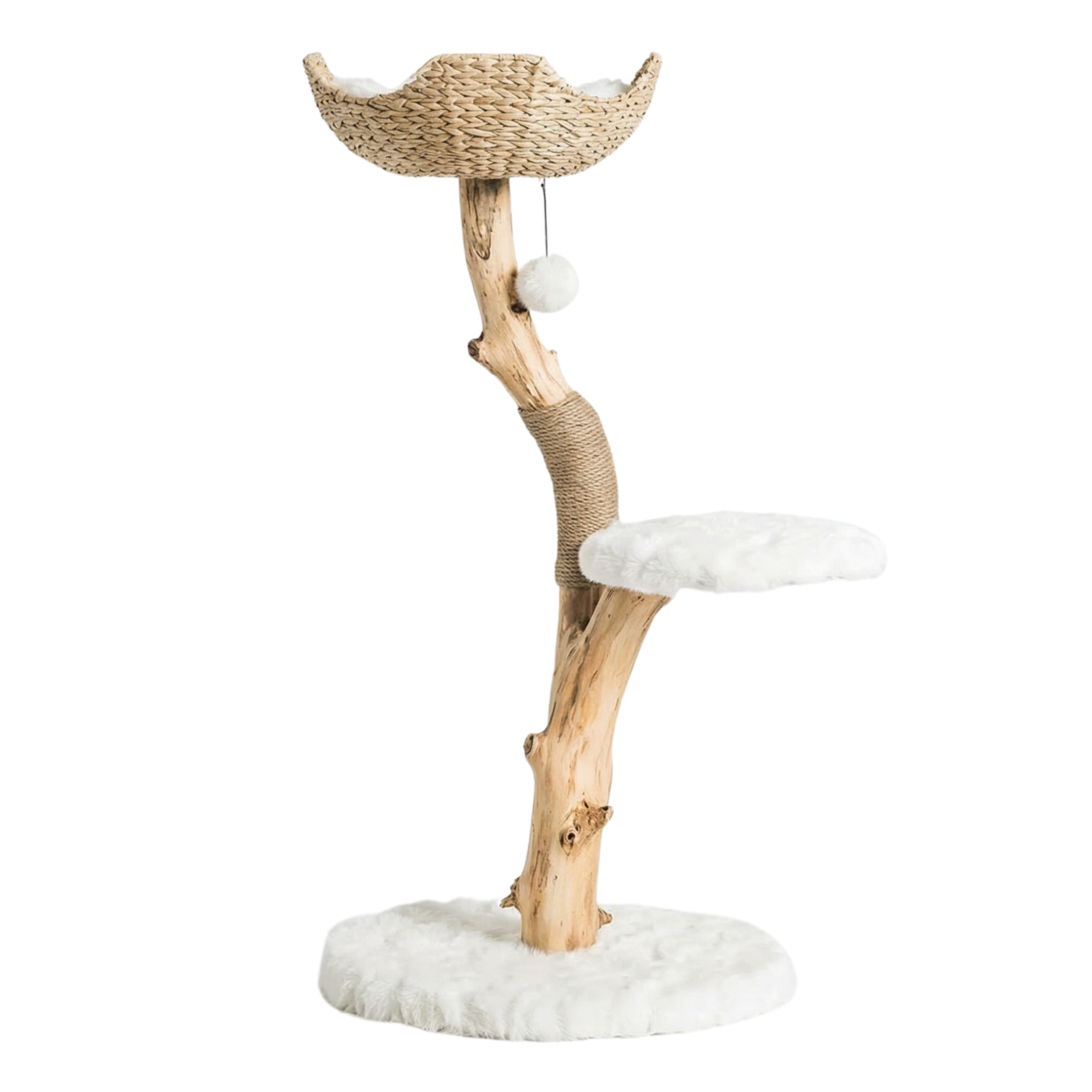 arbre a chat bois design branche