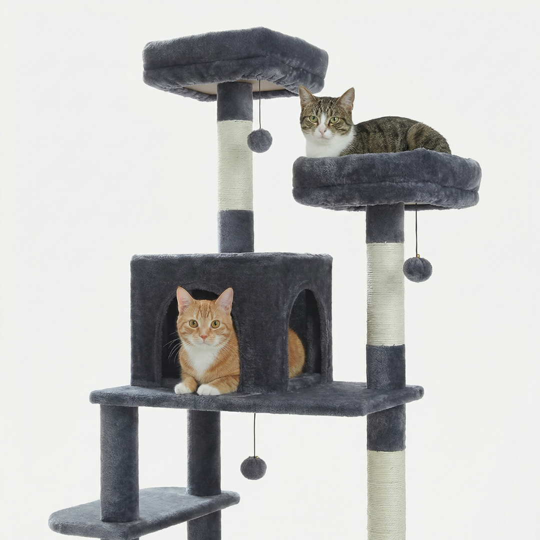 grand arbre a chat avec niches