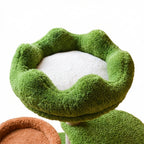 panier confortable sur arbre a chat pour repos du chat